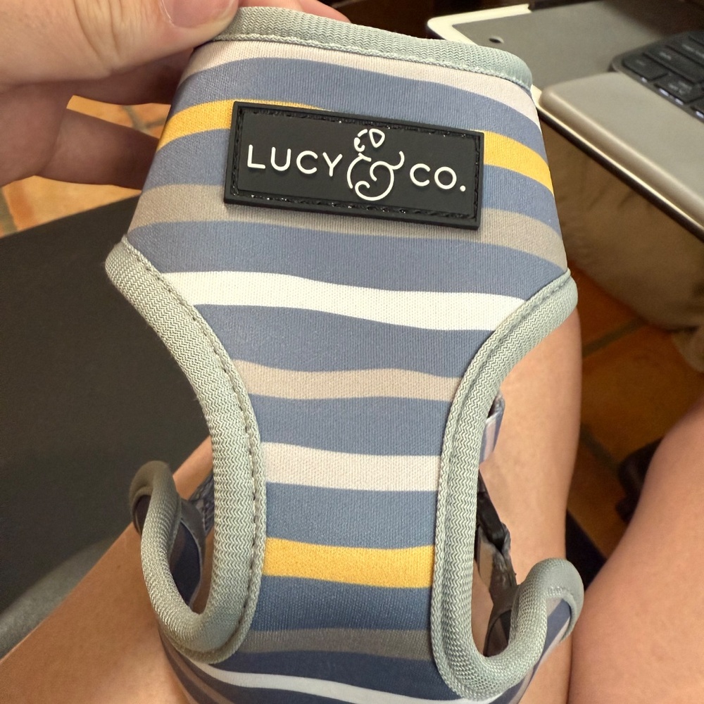 Lucy & Co. Lunar Blue/Gray Dog Harness | size XS - Picture 8 of 10